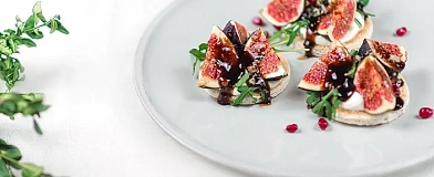 Fig tartlets with Balsamic sauce Tamaki